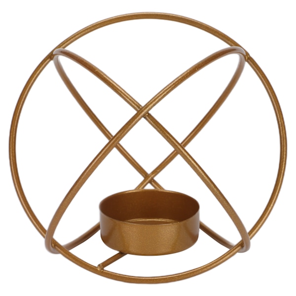 Ljusstake Metall Candelabrum Ljusstake för Candle Centerpieces Heminredning mörkt guld