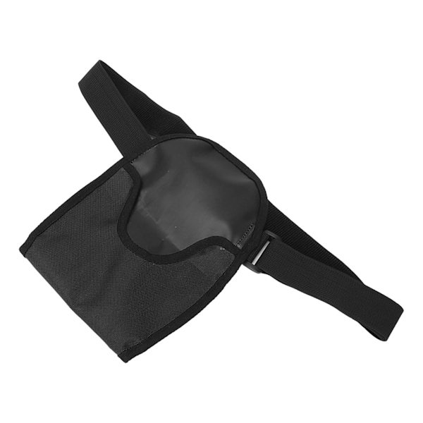 Stomipose Oxford stof Elastisk justerbar strop Stærk bæreevne Stomipose Cover Collection Bag Black