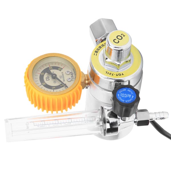 Kuldioxid Dekompressor Varme Reducer Zinklegering Hun Gevind G5/8in