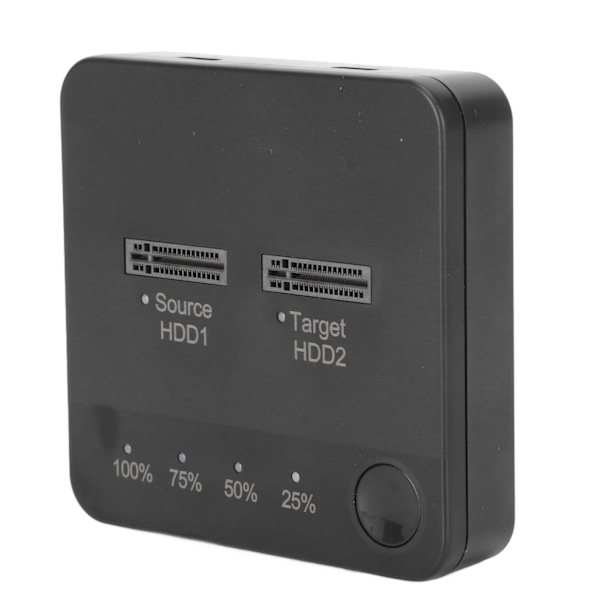 M.2 SSD Duplikator Dobbeltbugt 1 Gbps Højhastighed Offline Klon M.2 SATA SSD Dockningsstation til 2230 22242 2260 2280 22110