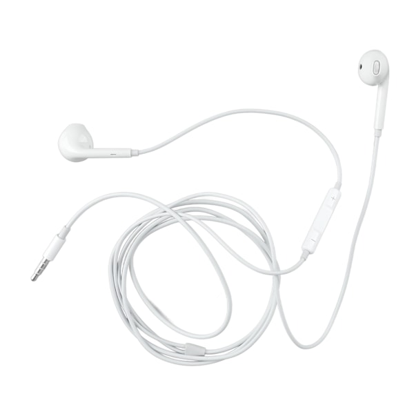 3,5 mm hörsnäckor Stor högtalarenhet Universal bashörlurar med tråd med volymjustering för IOS 6S 5S för Android