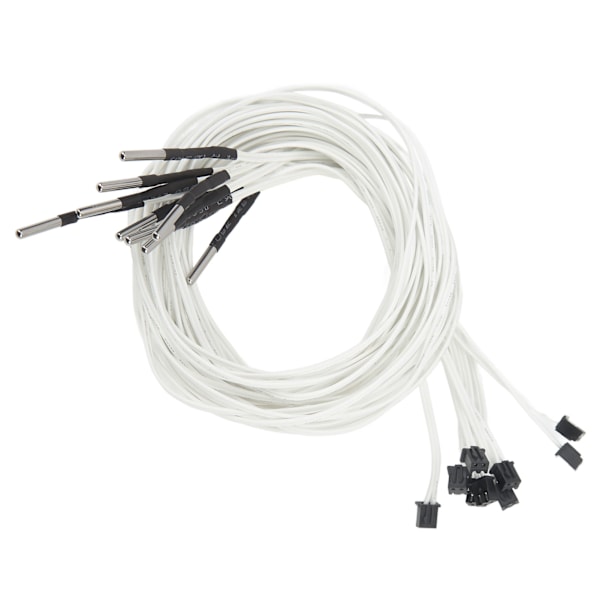 10st Thermistor Sensor V2 Upgrade 3950 XH2.54 2 Pins for Ender 3 5 Pro CR6 CR10 3D Printer