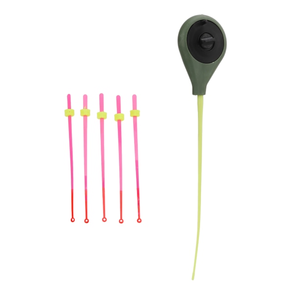 Isfiskesett Mini Isfiskespørr med Toppspiss Bærbar Fiskeutstyr for Vinterfiske 12cm
