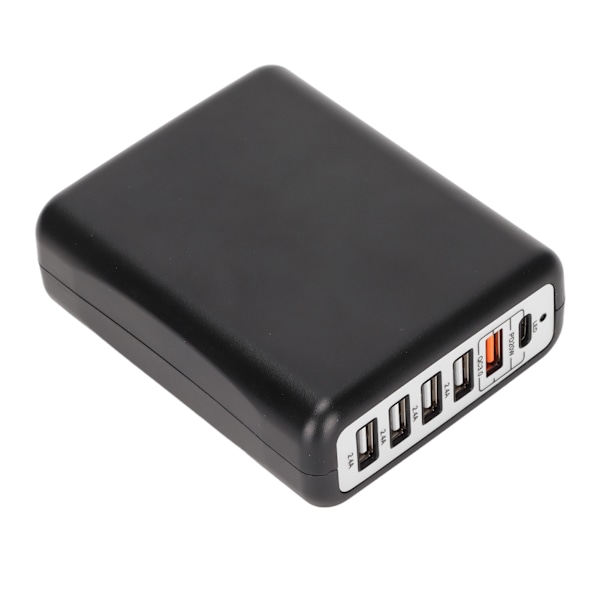 A13 USB-latausasema 100W 2,4A 5V 9V 12V Nopea latausasema 100‑240V US-pistoke