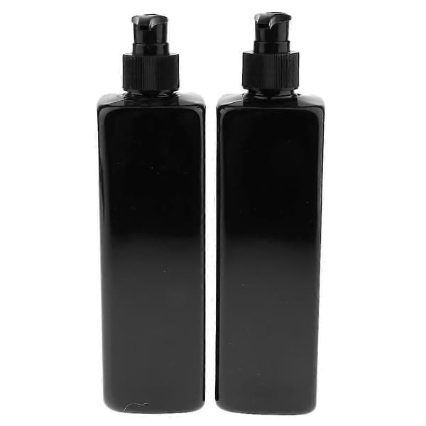 st 500 ml store, tomme, sorte plastflasker med lotionpumper, perfekte til dispensering - sort pumpe, 500 ml Black Pump