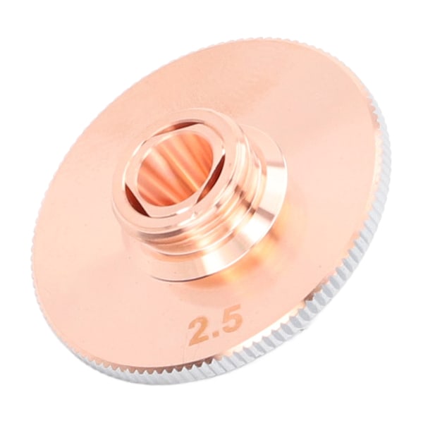 Laserskärmunstycke 2-lagers fiberkopparsvetsning CNC-maskin Industridelar Tillbehör Håldiameter 2,5 mm