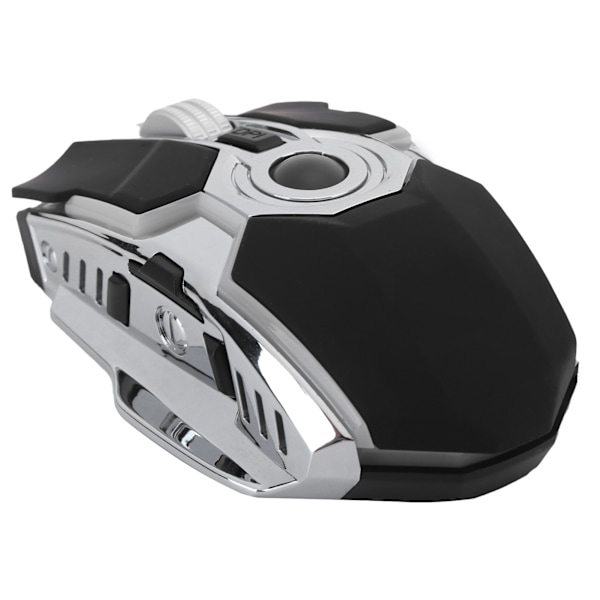 Trådlös Gamingmus Dator Mus Tyst Laddningsbar USB Möss Surfing Gamer för PC Laptop G80 Svart Mus