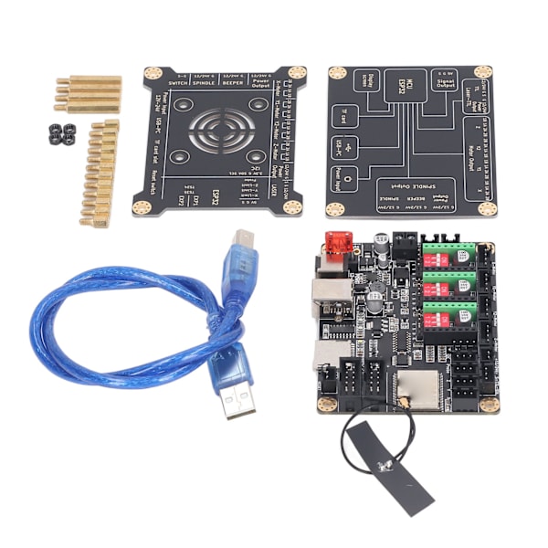 Lasergraveringsstyringskort MKS DLC32 V2.1 Offline Kontrol 32bit WIFI Graveringsmaskine Moderkort og Beskyttelsesetui