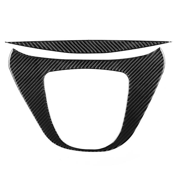 2-delt sett Myk ekte karbonfiber Senterkonsoll Girspak Multimedia Panel Trim Passform for Benz V-klasse 20152020