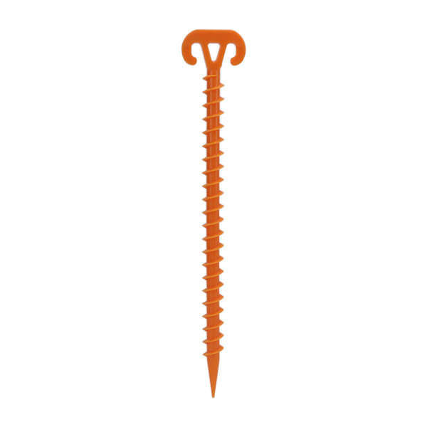 Utomhustältspik 28cm Tältpinnar Fixering av markskruvpinnar Camping Vandring Golvspik