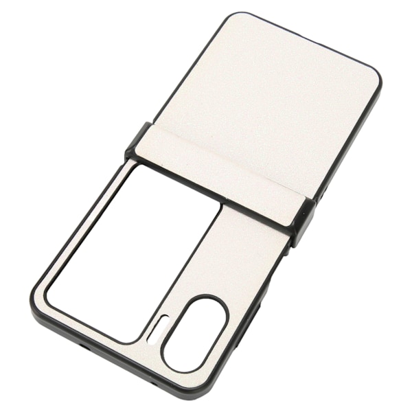 Flip-skal för telefon med slitstarkt material, perfekt passform, glittrig design, lätt att rengöra, för Oppo Find N2 Flip, vit