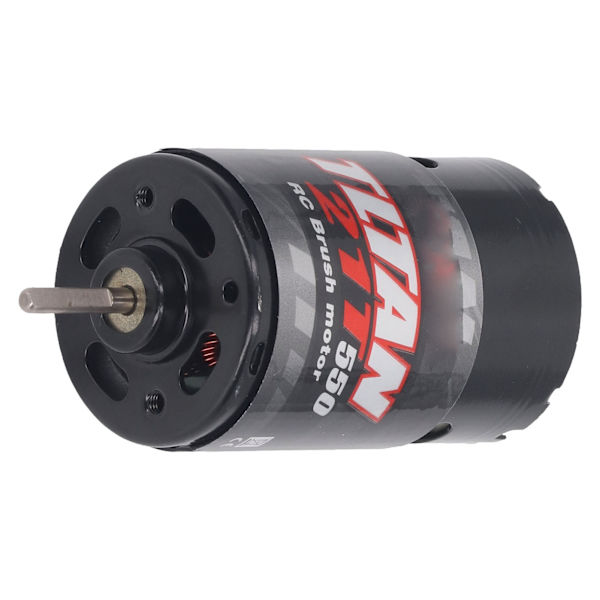 RC Borstad Motor med 1/3 Reduseringsgirkasse 550 Universal Borstad Motor for Elbil Lastebil Båt 21T