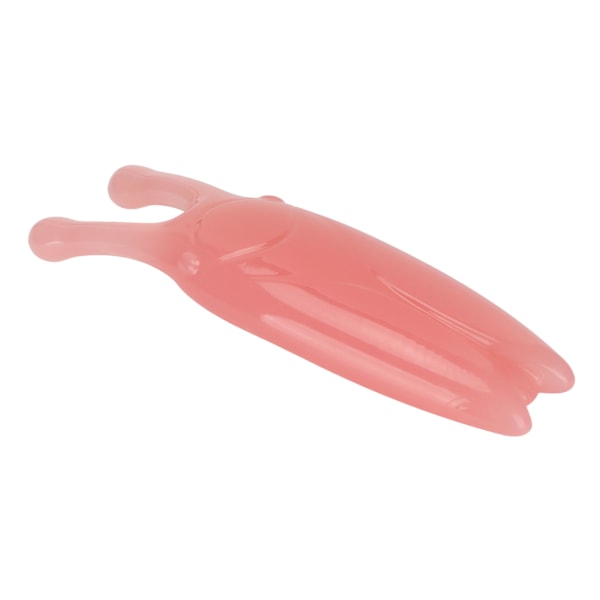 High Bridge Nose Scraper Nose Massager Reduction Nose Alar Gua Sha Nose Tool for Shape Jawline Puffiness Reducing Pink
