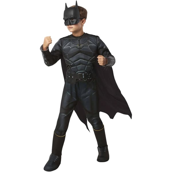 [NX]Batman Drenge Deluxe Kostume M Sort Black M