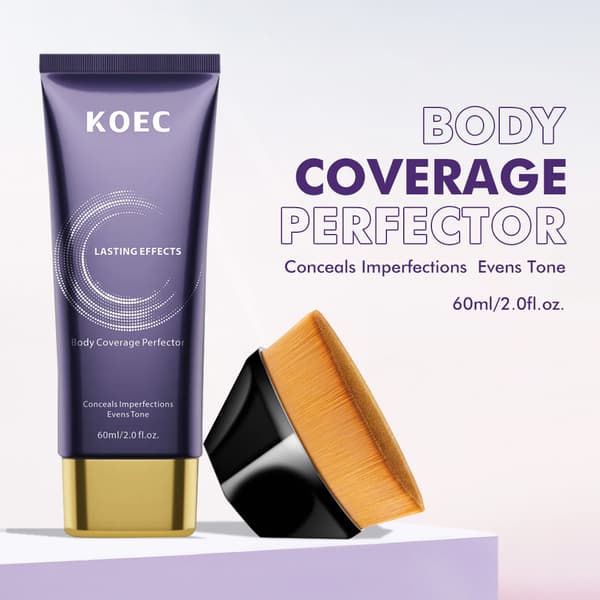 Perfekt kroppskorrigerer, vanntett formel, benmakeup, dekker åreknuter og tatoveringer, alt-i-ett-korrigerer...