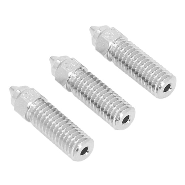 3 kpl 3D-tulostin Extruder Suutin 1,75 mm M6 Nopea Hotend Extruder Suutin Creality K1 1,75/0,8 mm