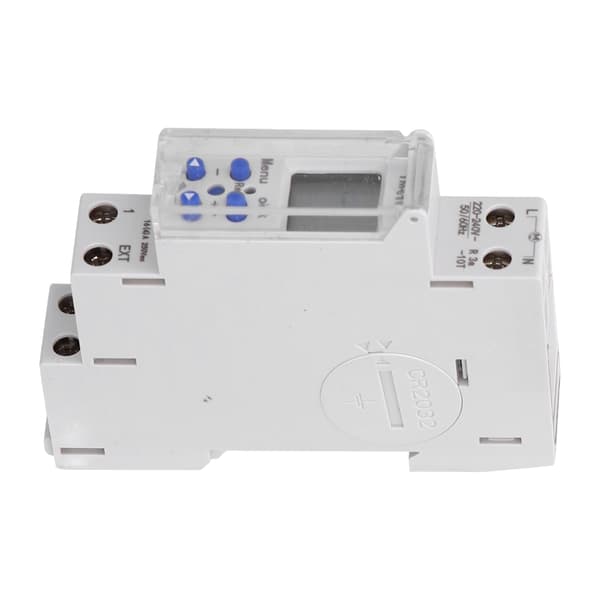 TM610-2 Ugentlig programmerbar timer-switch Digital tids-switch DIN-skinne montering 220V