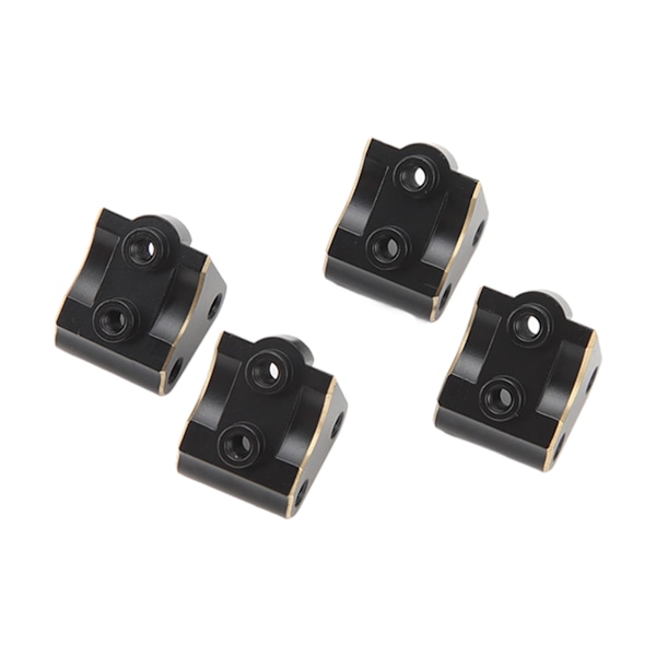 4 stk RC Link Mount Messing Stabil Rustfri RC Oppgraderingsdeler for Axial SCX10 II AR44 Aksler 1/10 Svart