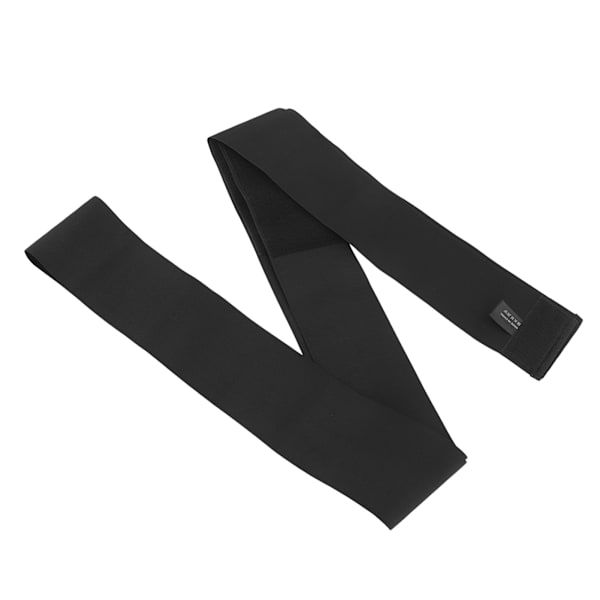 Midjeträningsbälte Nylon Justerbar Elastisk Svart Magomslag Slankkroppsformare för kvinnor 5M