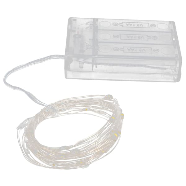 Foto Clip Light String Clip String Lampe Dekorationslys med 200 LED'er 60 gennemsigtige clips