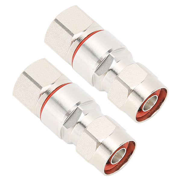 2 stk N han-kontakt RF koaksialadapter N-type stik Kabel Antenneadapter til 1/2' radio