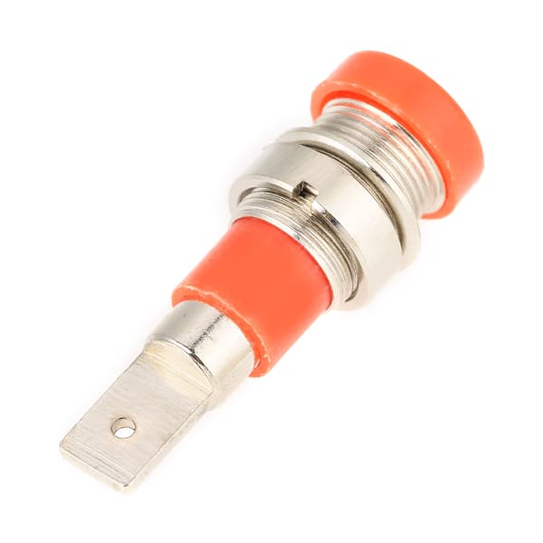10 stk. blandet farve bananstik 4,0 mm jack til panelmontering testprober