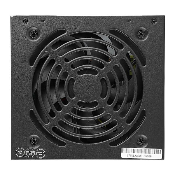 Datamaskin Strømforsyning Stasjonær Mute Vifte Tilbehør ATX 24-PIN 400W Justerbar 115/230V EU Plugg