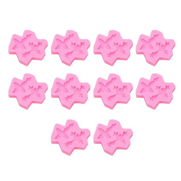 10 stk harpiksforme til smykker DIY smuk form let at forme silikoneform til chokolade