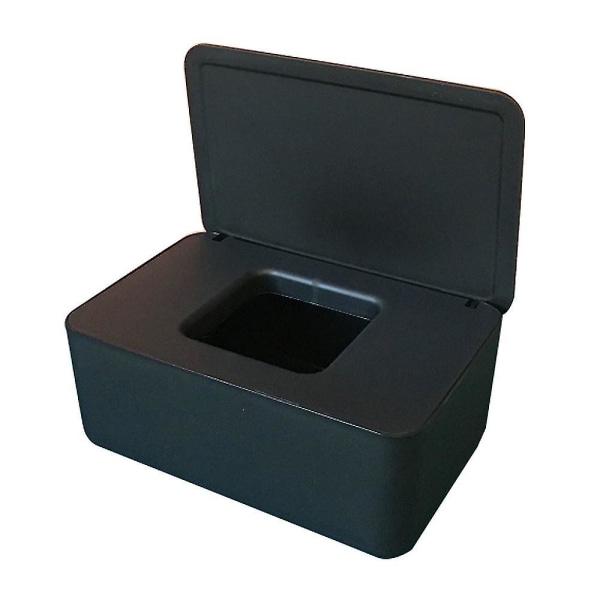 Wet Tissue Box Våd Og Tør Tissue Papir Box Husholdnings støvtæt servietter Box Black