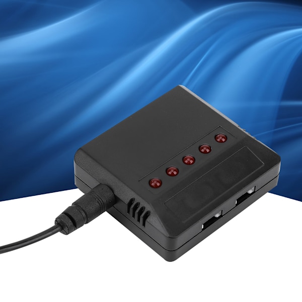 3,7V litiumbatterilader 1 til 5 Balanceret Universal Drone Batteriladerhub med beskyttelse (lader)