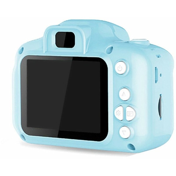 Selfie-kamera for barn 2'' 8 MP Småbarnskamera Digitale videokameraer Perfekt gave Julebursdagsgaver til jenter/gutter i alderen 3-12 år, modell: blå