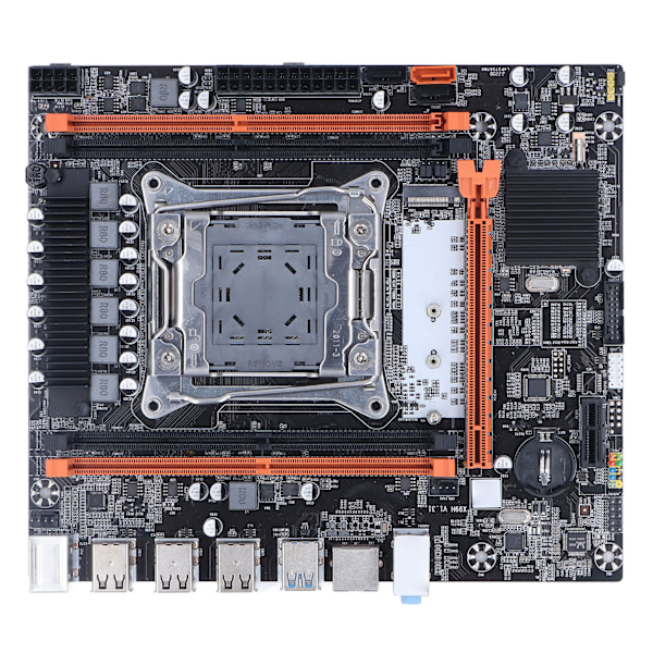 X99H Hovedkort 4 DDR4 LGA2011 3 Pin Støtte CPU V3 V4 USB3.0 SATA Port PC Hovedkort for stasjonær PC