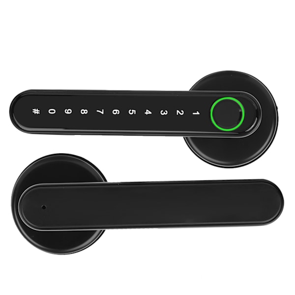 Smart Handle Lock Fingeravtryck Lösenord Bluetooth App Elektriskt nyckelskåp för hemsäkerhet för Tuya