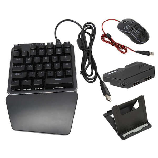 Tastatur Mus Konverterersett for Mix Se Konverter K9 Mekanisk Tastatur GM86 Mus og Stativ for Android for IOS