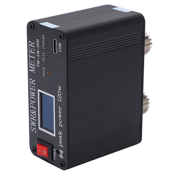 Shortwave Power Standing Wavemeter SWR och Power Meter Standing Wavemeter Aluminiumlegering
