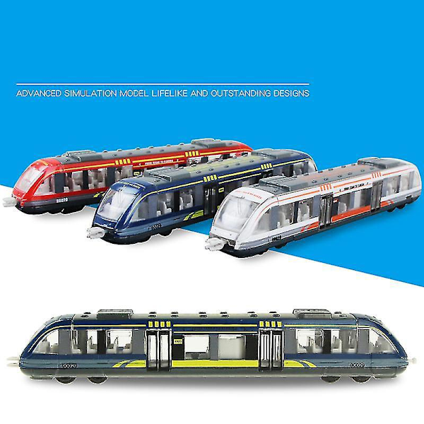 Alloy High Speed Rail Diecast Train Model Toy - Vit Färg