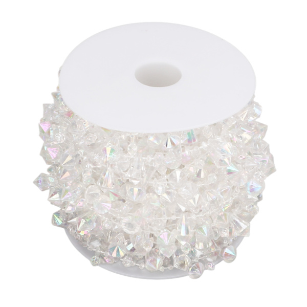 11 Yards Rhinestone Trim Justerbar längd Gör-det-själv handgjorda Strasskedja för sömnad Hantverk Gör-det-själv smycken