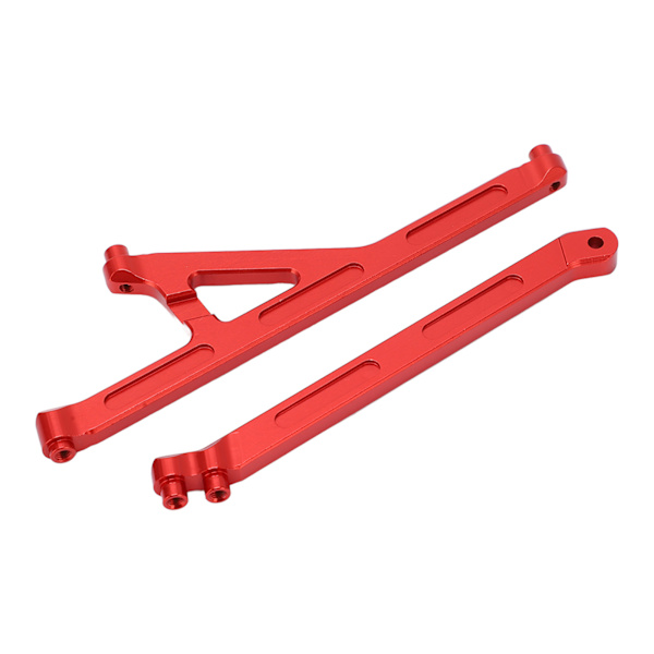 Alumiininen runkotuki Linkage-varsi LOSI Lasernut U4 Tenacity 1/10 RC maastoautoille Osa Punainen