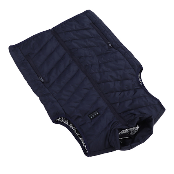 17 Area Elvärmeväst Intelligent konstant temperatur 4 Switch 3 Gear Smart Heated Väst Royalblue 3XL