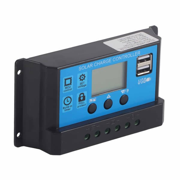 【NX】20A 12V 24V 2-veis MOS Solar Ladekontroller PWM 3-trinns Batteriregulator Solcellepanelkontroller