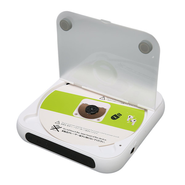 Kannettava Bluetooth-CD-soitin Latautuva LCD-näyttö Tukee USB AUX CD-musiikkisoitinta Kuulokkeilla Automatkoille