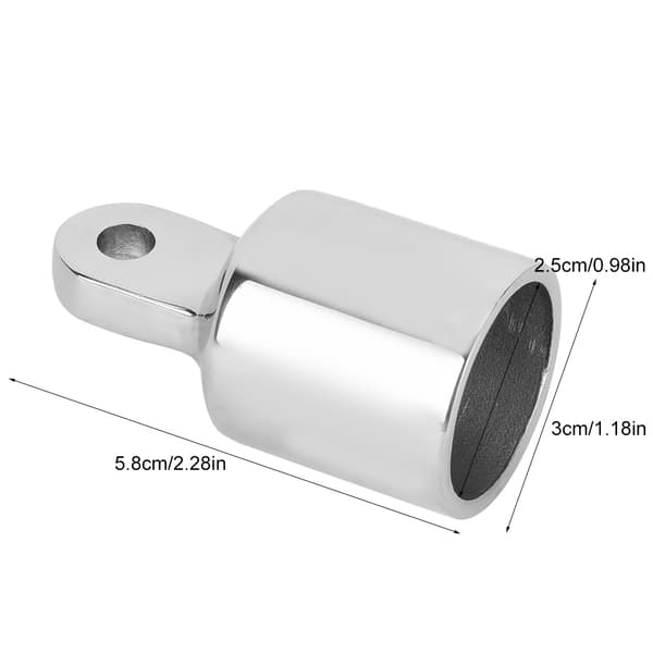 【NX】Topprørhette 316 rustfritt stål Rustbestandig maskinvare Topphette for marinebåt (25 mm)