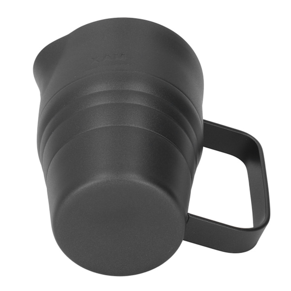 Mjölkskummande kanna Svart 900 ml Kapacitet 304 rostfritt stål Örnform av livsmedelskvalitet Pip Förtjockning Kaffeångande kanna
