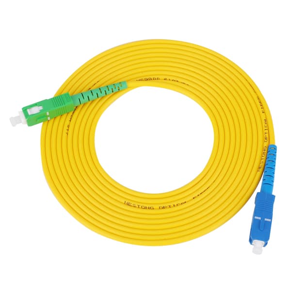 2 st Fiberbygel 5m Sc APCUPC Single Mode Optical Fiber Patch Kabel