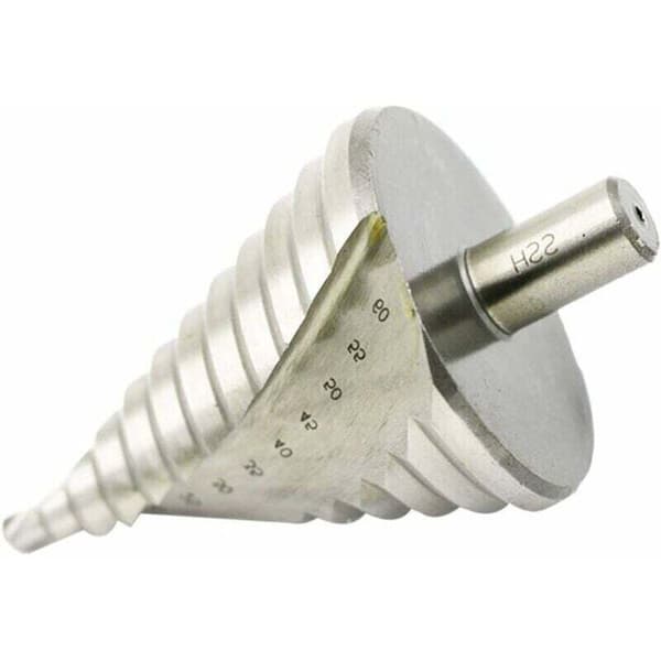 【NX】HSS Step Drill Ø 6-60mm - Spiral Cone Drill Compatible with Metal, Wood, Plastic..DEBUNS