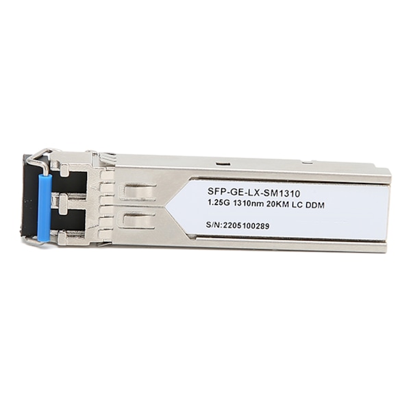 1.25G SFP Transceiver 1310nm Dubbel Fiber Singlemode 20KM Överföringsavstånd Stöd DDM för Internetkort Router