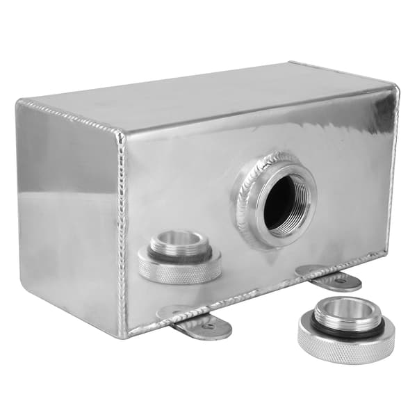 【NX】Aluminium forrudevaskerflaske 2L poleret intercooler spraytank Universal bildele