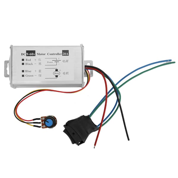 PWM DC-motorstyring trinnløs motorhastighetsreguleringsmodul DC9~60V 20A Fremoverrotasjon