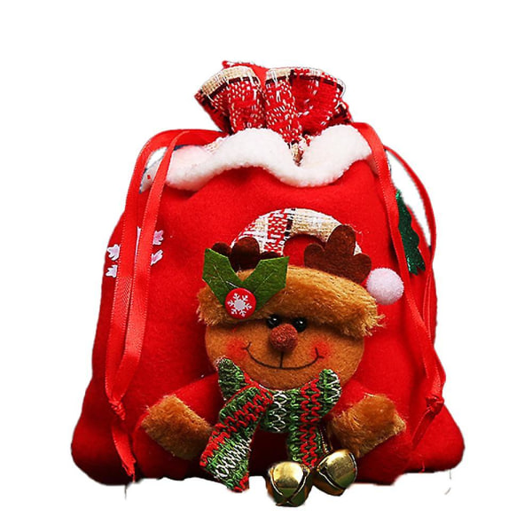 Christmas Candy Bag Indpakning Bagapple Bag Candy Opbevaringspose Skrivebordsdekoration