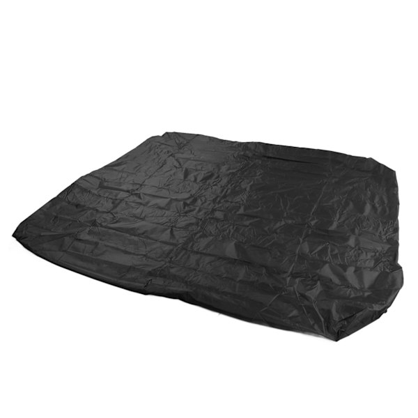 Støvdæksel til udendørs badekar 190 Sølvbelagt Polyester Taft Vandafvisende Hot Spring Cover Quadrate Spa Bad Regnsikkert Dæksel 210x210x30cm Sort